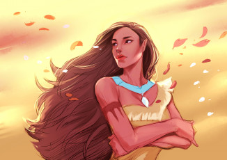 Картинка рисованное люди фон взгляд девушка