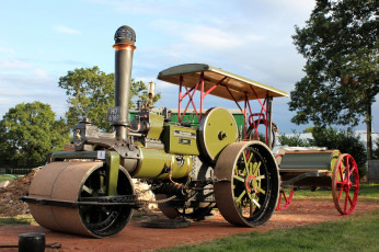 Картинка техника катки каток паровой