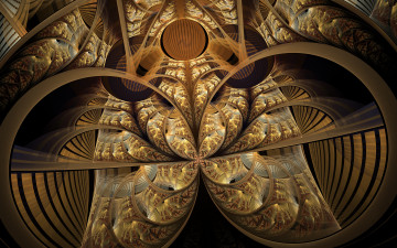 Картинка 3д+графика фракталы+ fractal фон узор цвета