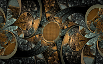 Картинка 3д+графика фракталы+ fractal узор цвета фон