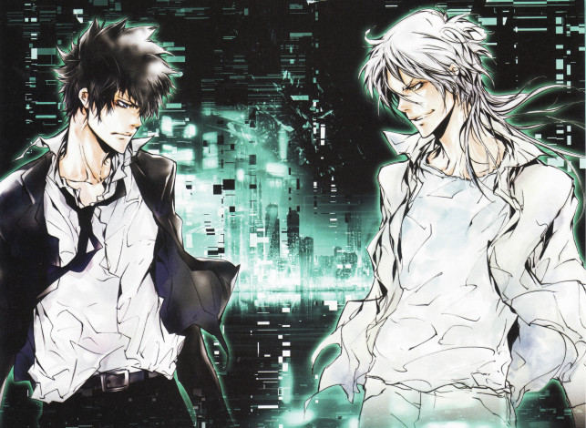 Обои картинки фото аниме, psycho-pass, парни