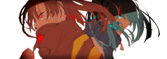 Обои картинки фото аниме, kagerou project, enomoto, takane, ene, kagerou, project, слёзы, арт, misoan