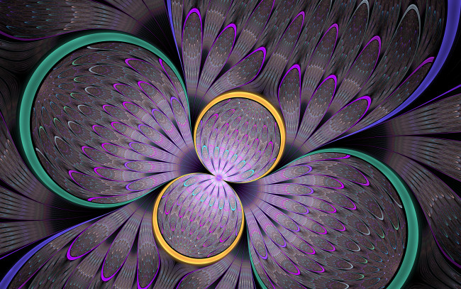 Обои картинки фото 3д графика, фракталы , fractal, цвета, фон, узор