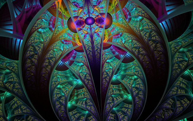Обои картинки фото 3д графика, фракталы , fractal, цвета, фон, узор