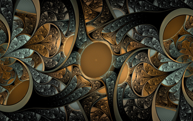 Обои картинки фото 3д графика, фракталы , fractal, узор, цвета, фон