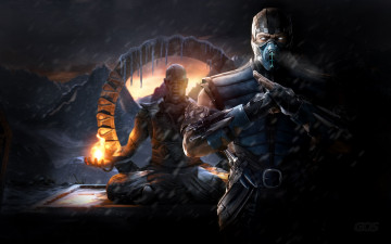 Картинка mortal+kombat+x+-+sub+-+zero видео+игры mortal+kombat+x x mortal gos sub-zero sub kombat zero видео игры 1920x1200