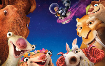 обоя мультфильмы, ice age,  collision course, ice, age, collision, course