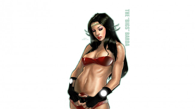 Обои картинки фото рисованное, комиксы, униформа, фон, девушка