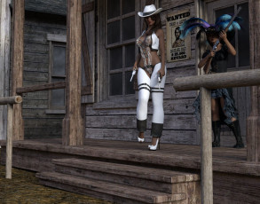 Картинка 3д+графика фантазия+ fantasy девушки фон взгляд