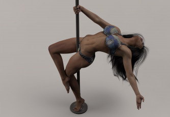 Картинка 3д+графика люди+ people девушка взгляд фон