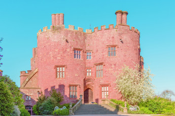 Картинка города -+дворцы +замки +крепости ступени колеса деревья