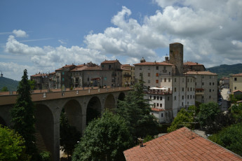 Картинка италия города -+мосты деревья дома облака