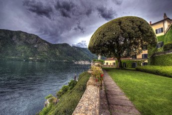 Картинка италия города -+пейзажи горы дерево трава