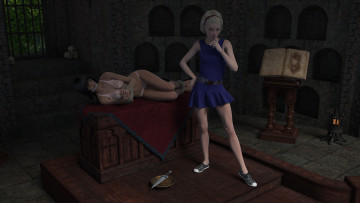 Картинка 3д+графика люди+ people фон взгляд девушка