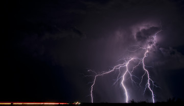 Картинка природа молния +гроза шторм