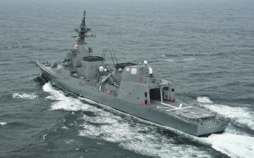 Картинка корабли крейсеры +линкоры +эсминцы корабль япония военный акидзуки эсминец