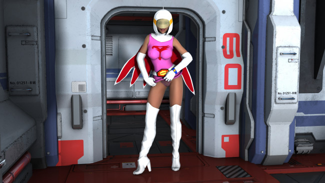 Обои картинки фото 3д графика, фантазия , fantasy, девушка, взгляд, фон