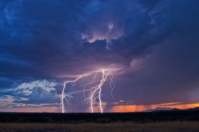 Обои картинки фото природа, молния,  гроза, шторм