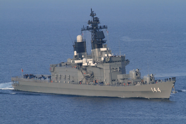 Обои картинки фото корабли, крейсеры,  линкоры,  эсминцы, kurama, миноносец, эскадренный