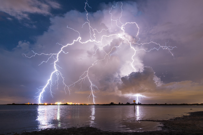 Обои картинки фото природа, молния,  гроза, гроза