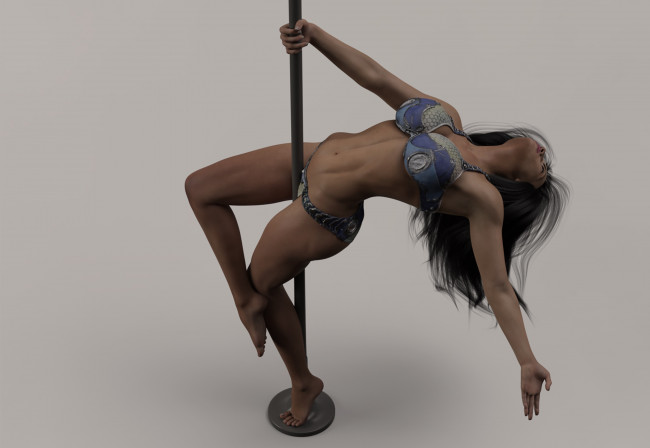 Обои картинки фото 3д графика, люди , people, девушка, взгляд, фон