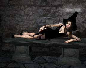 Картинка 3д+графика праздники+ holidays фон взгляд девушка