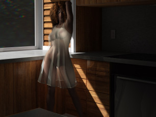 Картинка 3д+графика люди+ people фон взгляд девушка