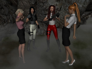 Картинка 3д+графика фантазия+ fantasy фон взгляд девушки