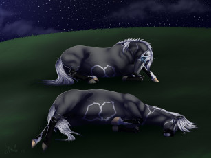 Картинка векторная+графика животные+ animals фон лошадь