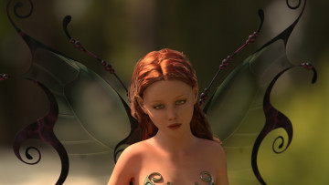 Картинка 3д+графика эльфы+ elves эльфийка взгляд фон