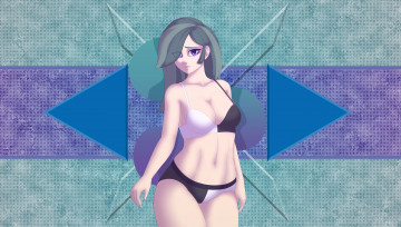 Картинка векторная+графика девушки+ girls взгляд девушка фон