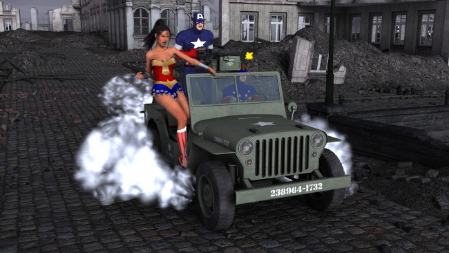 Обои картинки фото 3д графика, фантазия , fantasy, фон, девушка, взгляд