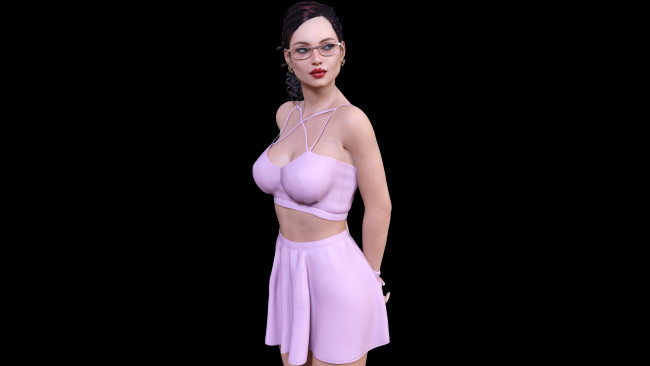 Обои картинки фото 3д графика, люди , people, фон, взгляд, девушка