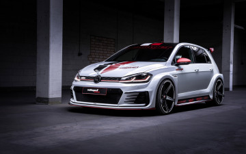 Картинка 2019+volkswagen+golf+gti+tcr автомобили volkswagen экстерьер тюнинг немецкие белый oettinger хэтчбек