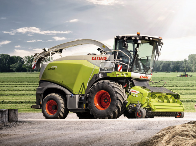 Обои картинки фото техника, комбайны, claas