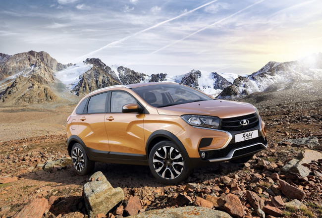 Обои картинки фото ваз xray cross, автомобили, ваз, автомобиль, лада, cross, xray