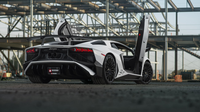Обои картинки фото автомобили, lamborghini, aventador, sv