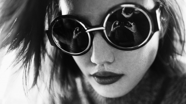 Обои картинки фото девушки, - черно-белые, ruby, june