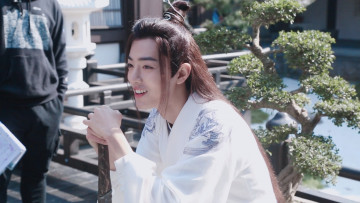 Картинка мужчины xiao+zhan актер костюм съемки