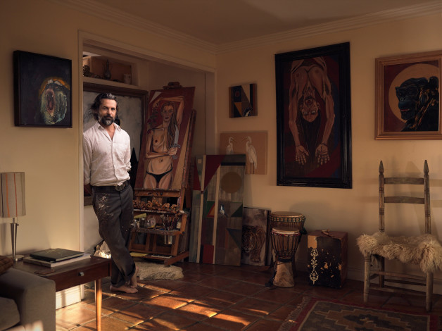 Обои картинки фото мужчины, - unsort, художник, картины