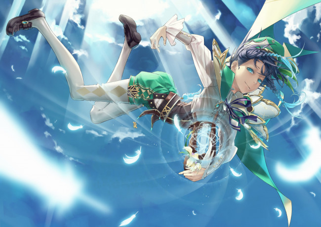 Обои картинки фото аниме, genshin impact, genshin, impact