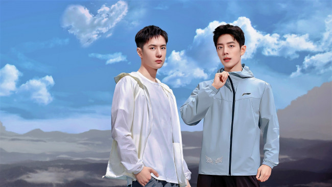 Обои картинки фото разное, компьютерный дизайн, ван, ибо, сяо, чжань, облака