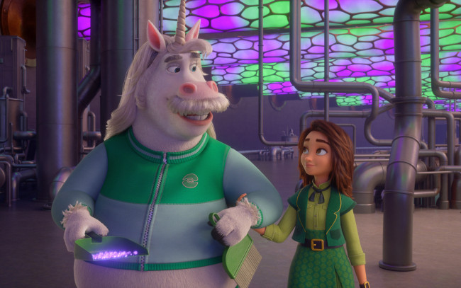 Обои картинки фото luck || 2022, мультфильмы, luck, jeff, the, unicorn, sam, greenfield, мультфильм, персонаж, удача