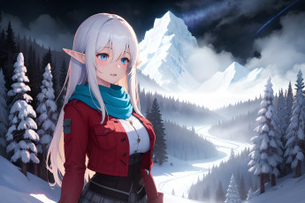 Картинка аниме животные +существа нейросети графика нейроарт ai art нейронные сети рисунки нейро искусство