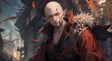 Картинка аниме ангелы +демоны нейросети графика нейроарт ai art нейронные сети рисунки нейро искусство