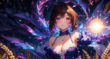 Картинка аниме магия +колдовство +halloween нейросети графика нейроарт ai art нейронные сети рисунки нейро искусство