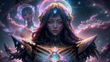 Картинка фэнтези роботы +киборги +механизмы нейросети графика нейроарт ai art нейронные сети рисунки нейро искусство