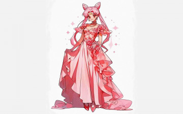 Картинка аниме sailor+moon девушка платье