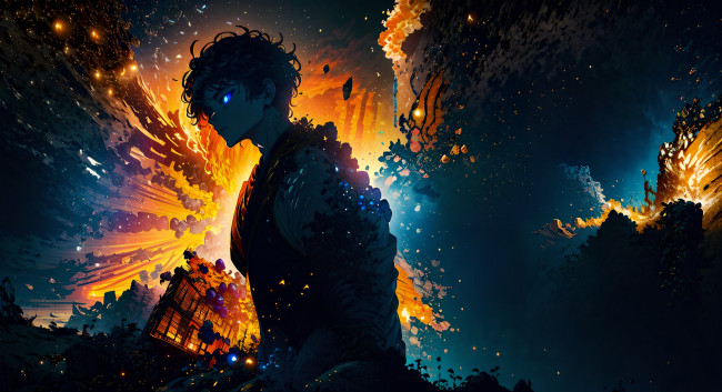 Обои картинки фото аниме, unknown,  другое , нейросети, графика, нейроарт, ai, art, нейронные, сети, рисунки, нейро, искусство