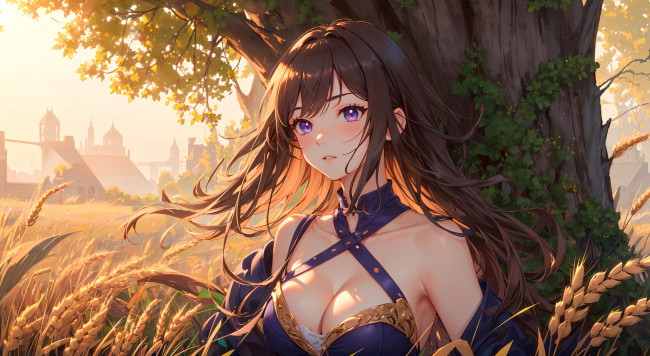 Обои картинки фото аниме, пейзажи,  природа, нейросети, графика, нейроарт, ai, art, нейронные, сети, рисунки, нейро, искусство